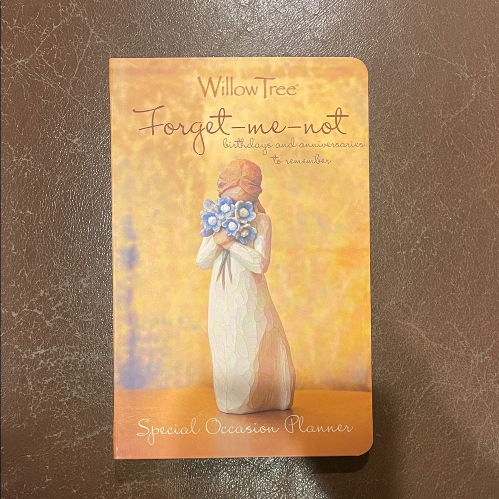 Willow Tree Forget-me-not Planner with Blue and Orange Design